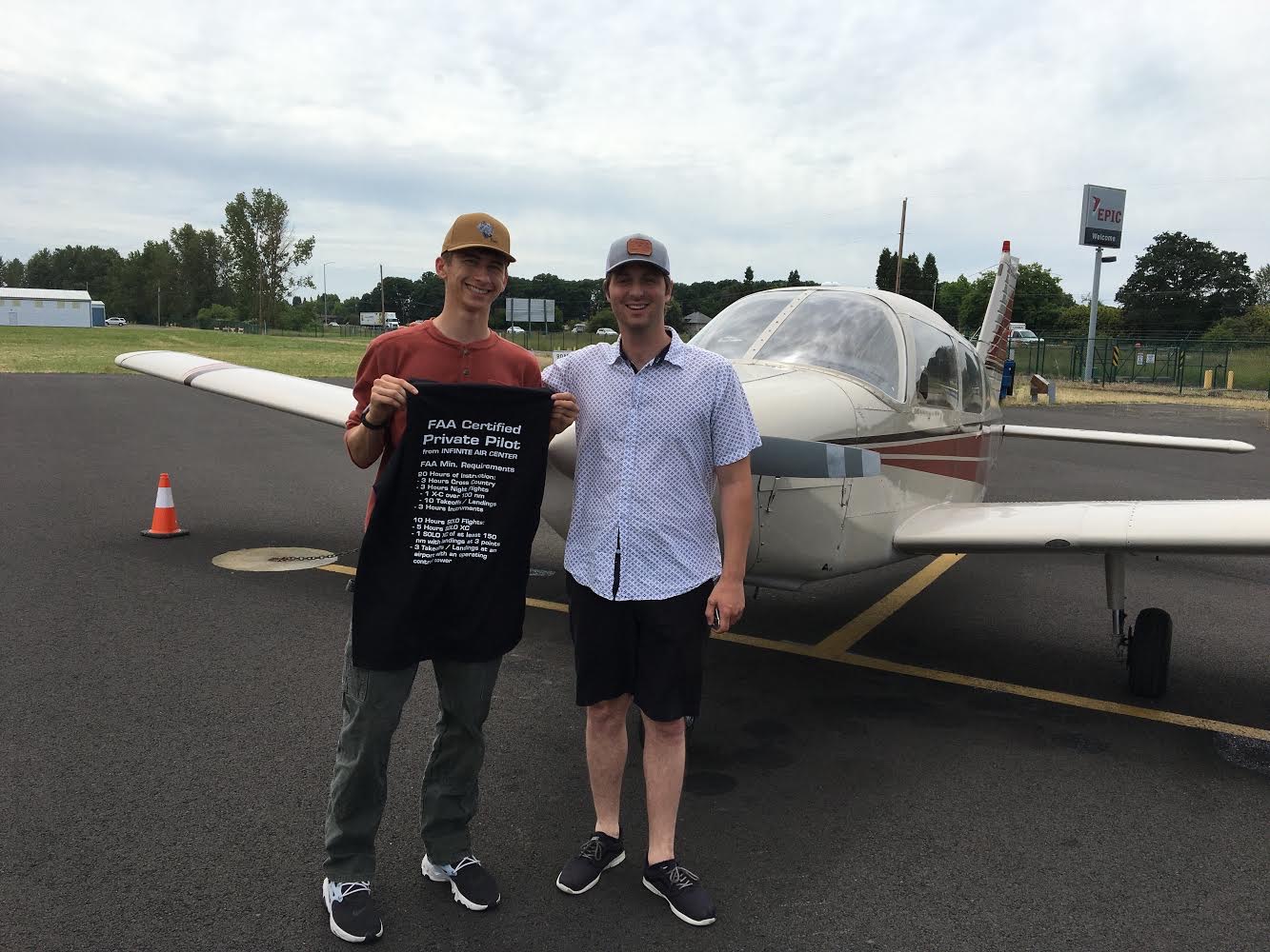 Private Pilot with CFI Kevin
