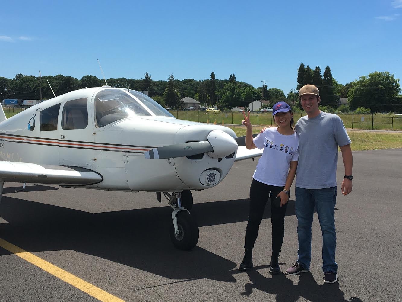 Private-CFI:  Meg and CFI Kevin