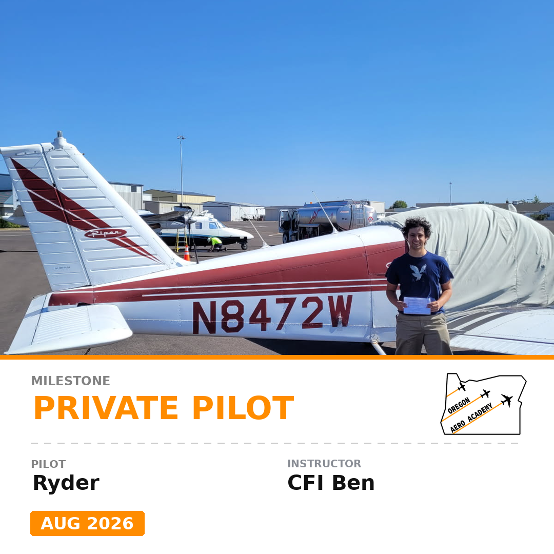 Ryder - Private Pilot | CFI Ben