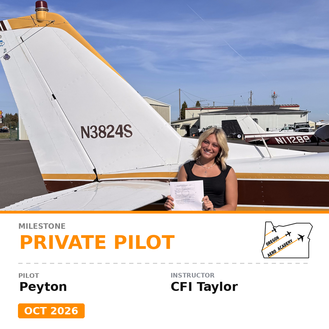 Peyton - Private Pilot | CFI Taylor